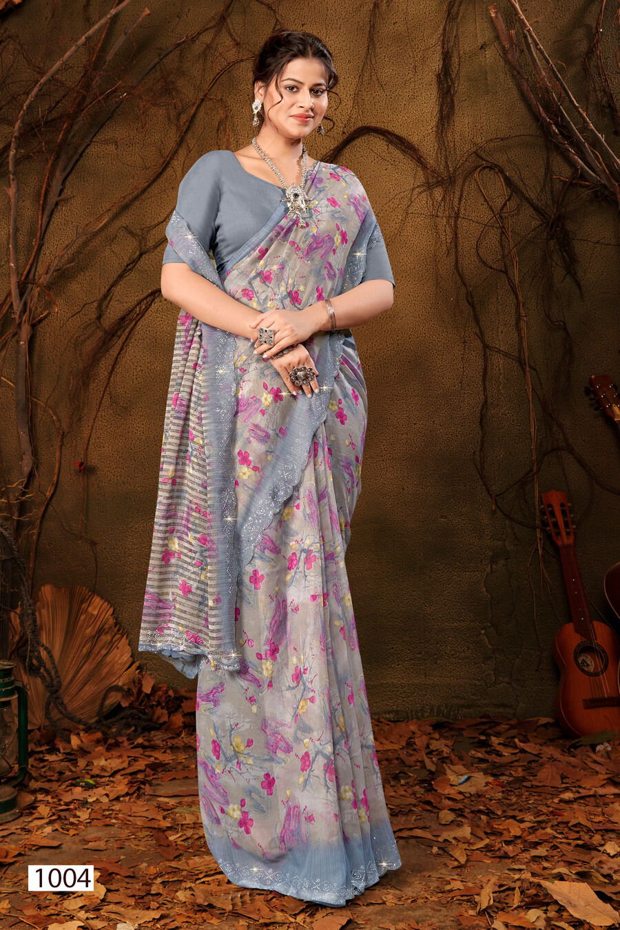 Vanilla Vol 1 By Saroj Printed Weightless Georgette Sarees Wholesale Market In Surat